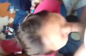 Казашка снимает домашний секс от первого лица